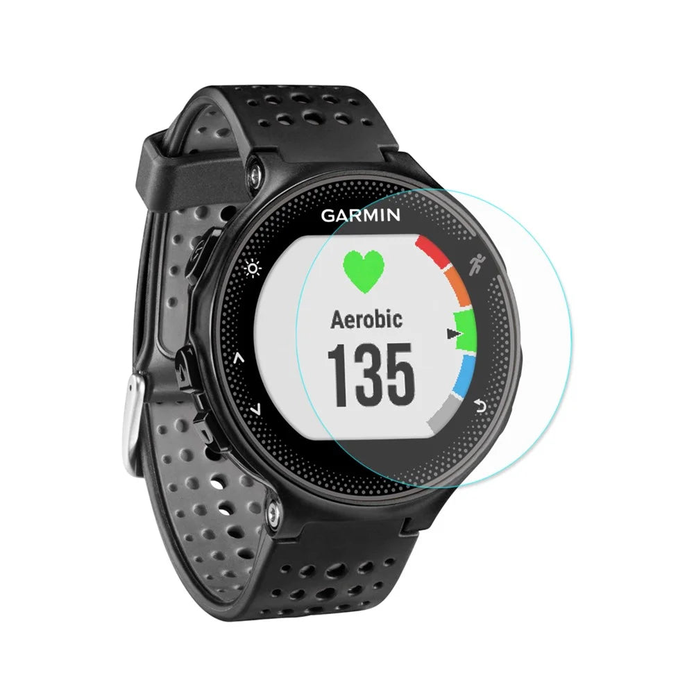 2 Pcs HAT PRINCE for Garmin Forerunner 235 0.2mm 9H 2.15D Arc Edge Tempered Glass Film - 3