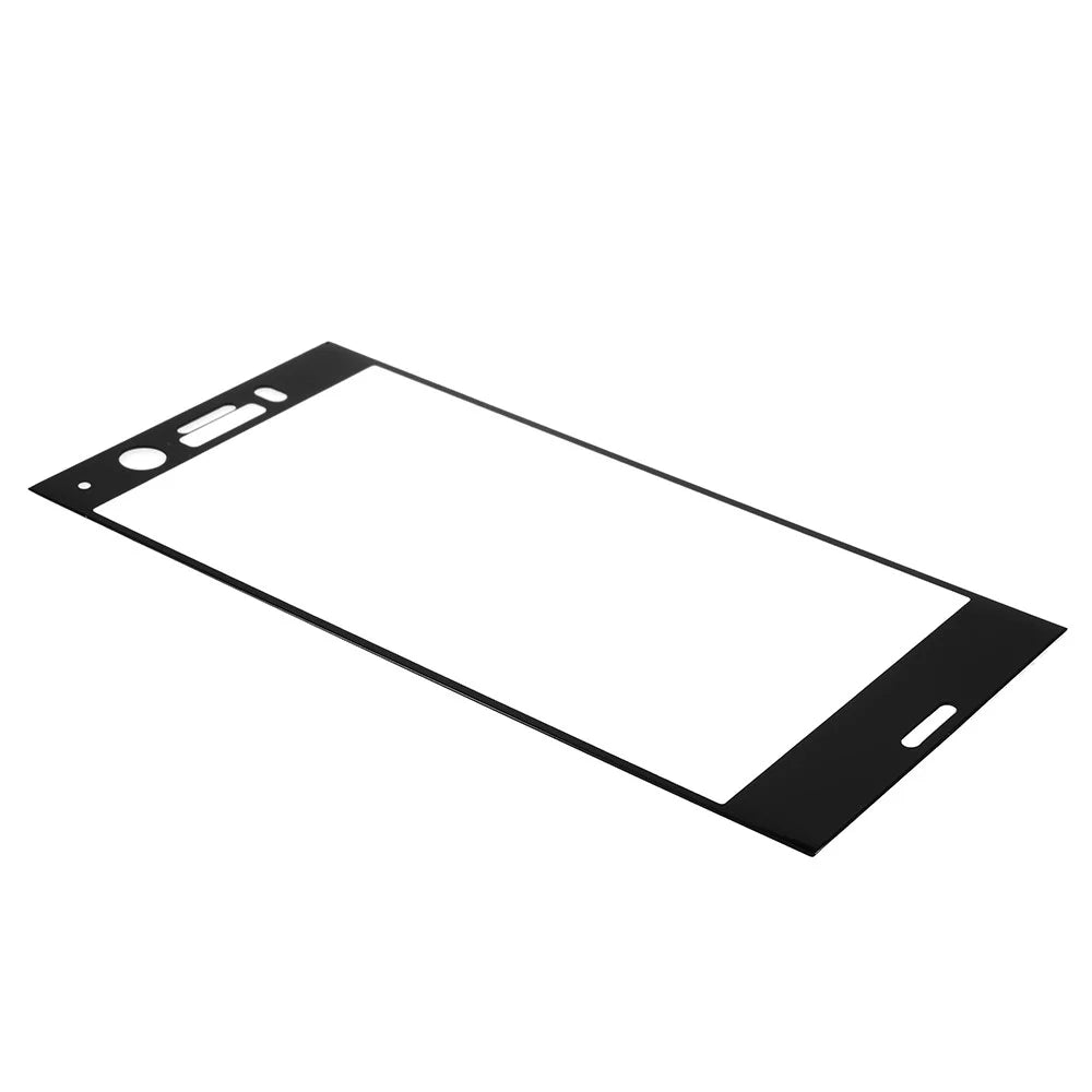 Tempered Glass Full Screen Coverage Protector Film for Sony Xperia XZ1 Compact - Black - 3