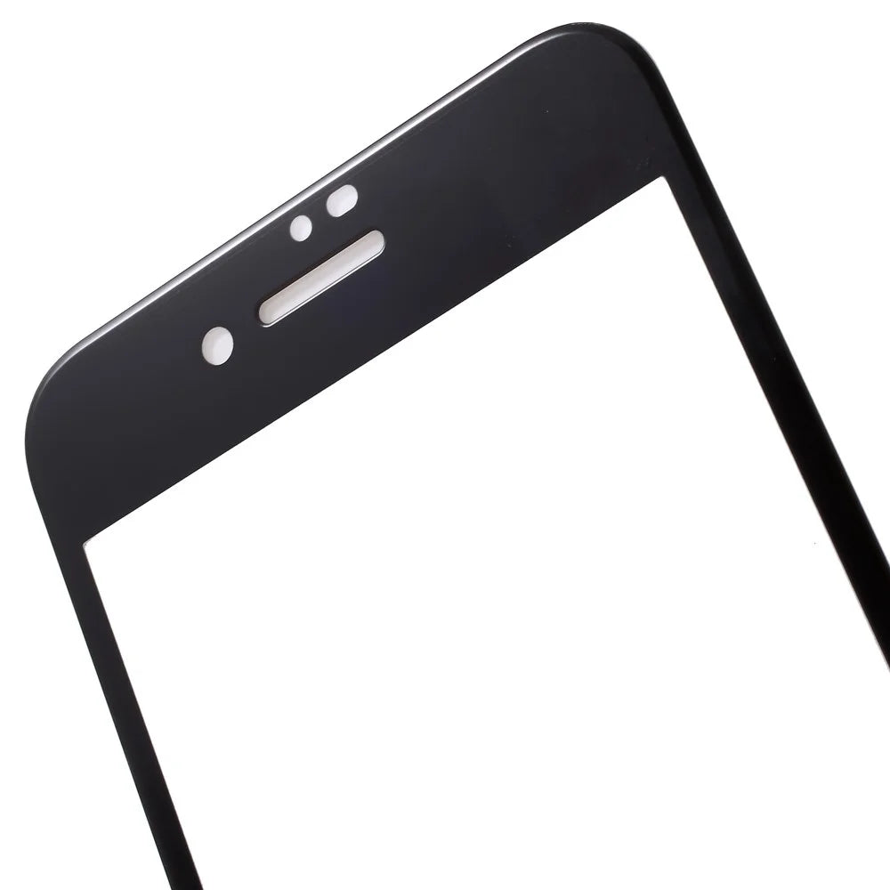 RURIHAI Solid Defense 4D Curved Full Tempered Glass Screen Protector for iPhone 7/8 4.7 inch/SE (2020)/SE (2022) - Black - 4