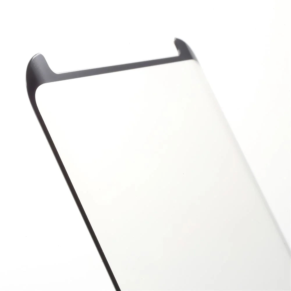 RURIHAI for Samsung Galaxy S8 SM-G950 3D Curved Full Glue Full Tempered Glass Screen Protector Film + Screen Protector Pushing Plate - Black - 6