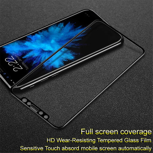 IMAK Pro+ Full Coverage Anti-explosion Tempered Glass Screen Protector for iPhone (2019) 5.8" / XS / X/10 - Black - 1