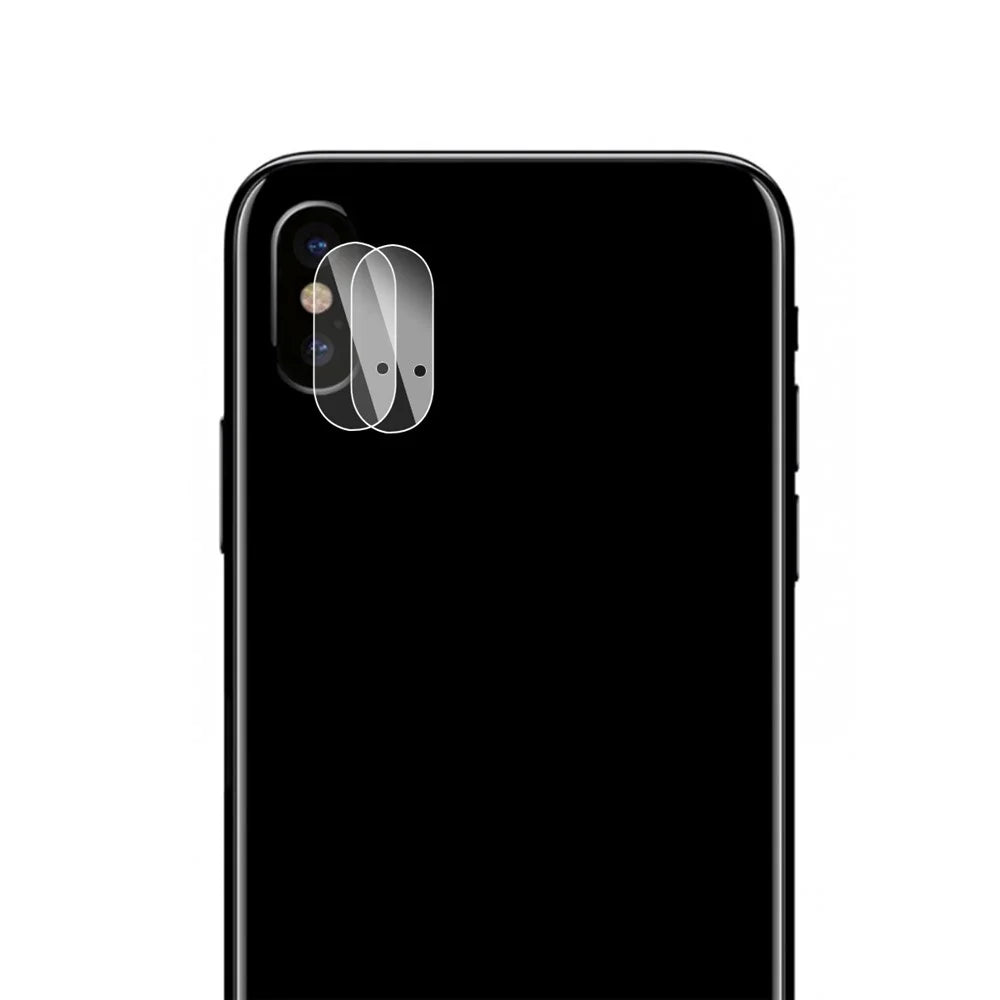 2Pcs HAT PRINCE 0.2mm 9H 2.15D Arc Edge Tempered Glass Camera Lens Protector Film for iPhone XS / X 5.8 inch - 2
