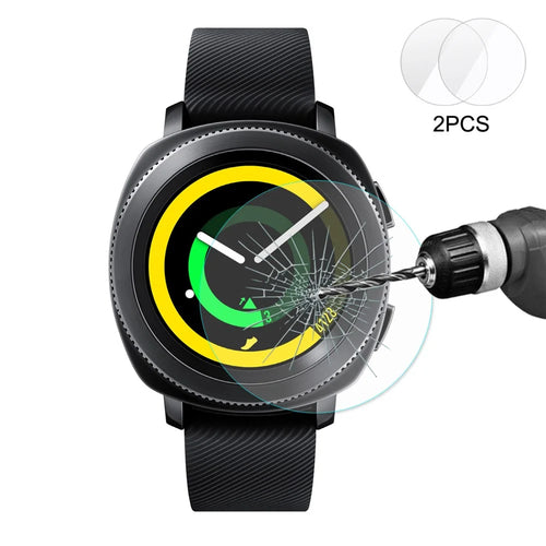 2PCS HAT PRINCE 0.2mm 9H 2.15D Tempered Glass Screen Protector (Arc Edge) for Samsung Gear Sport - 1