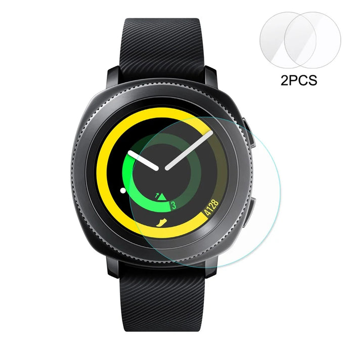 2PCS HAT PRINCE 0.2mm 9H 2.15D Tempered Glass Screen Protector (Arc Edge) for Samsung Gear Sport - 2