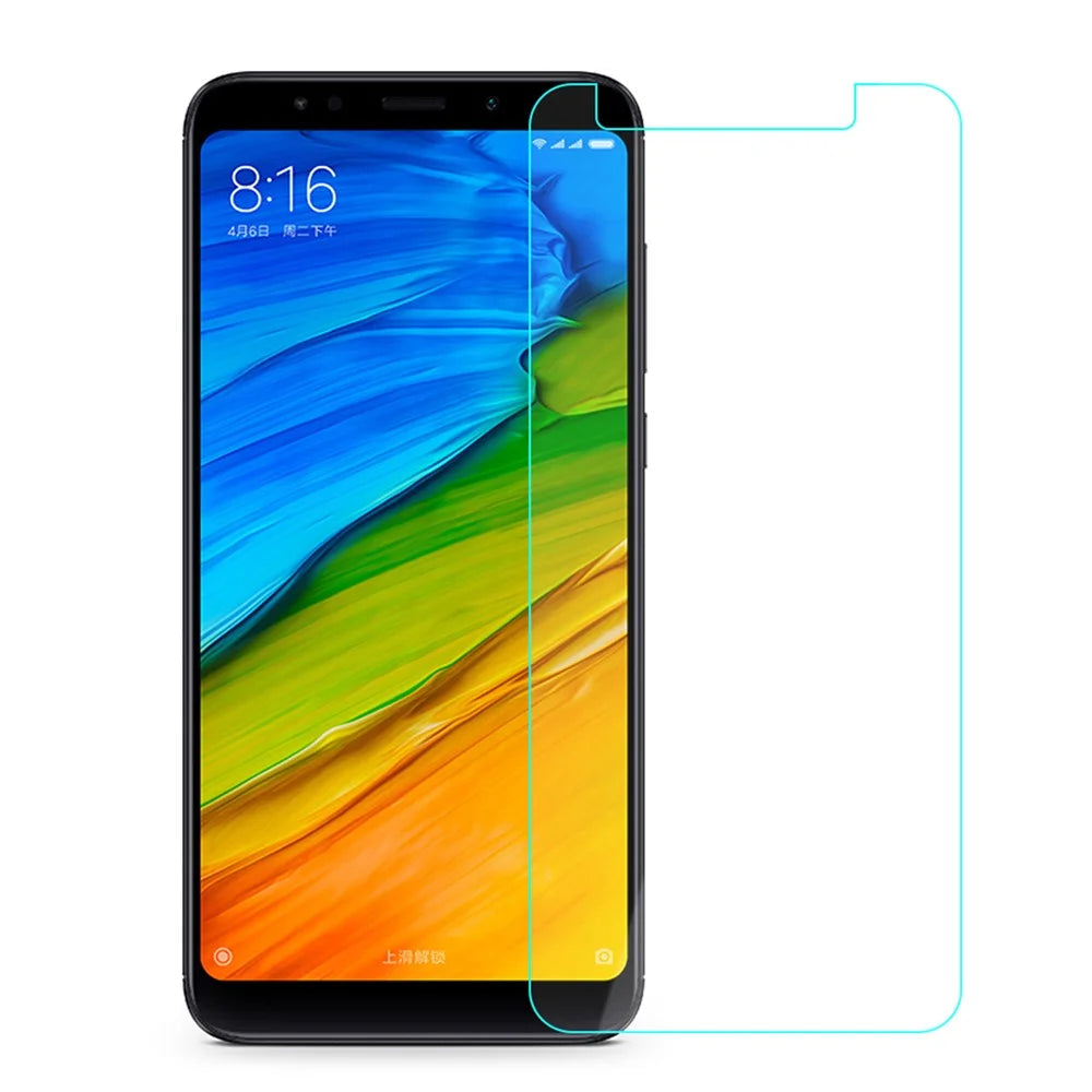 0.25mm Tempered Glass Screen Protector Shield Film for  Xiaomi Redmi Note 5 (12MP Rear Camera) / Redmi 5 Plus (China) Arc Edge - 1