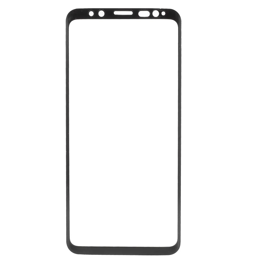 Full Size Tempered Glass Screen Protector Shield Film for Samsung Galaxy S9 G960 - Black - 2
