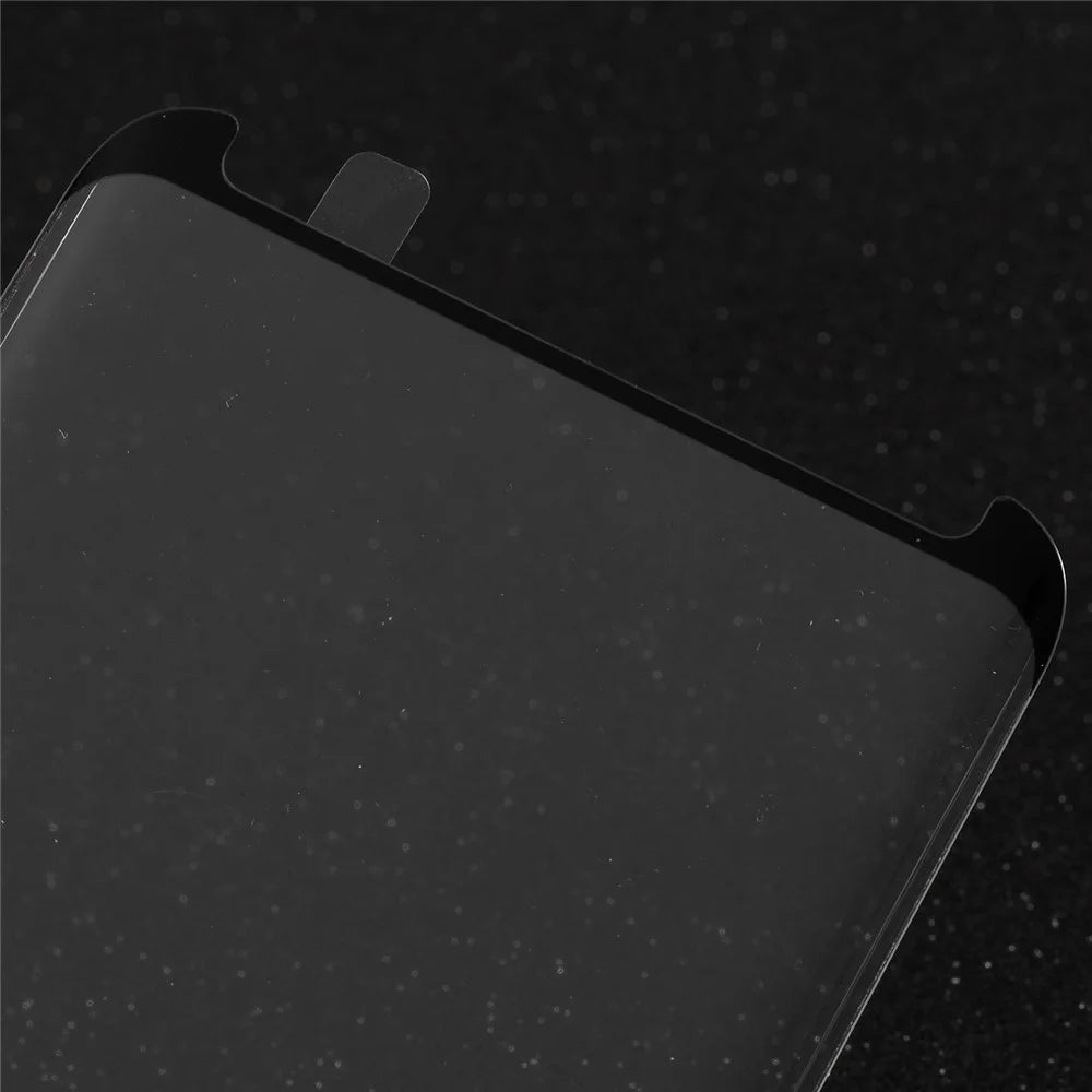 RURIHAI 9H 3D Edge Full Tempered Glass Screen Protector for Samsung Galaxy S8 G950 - Black - 3