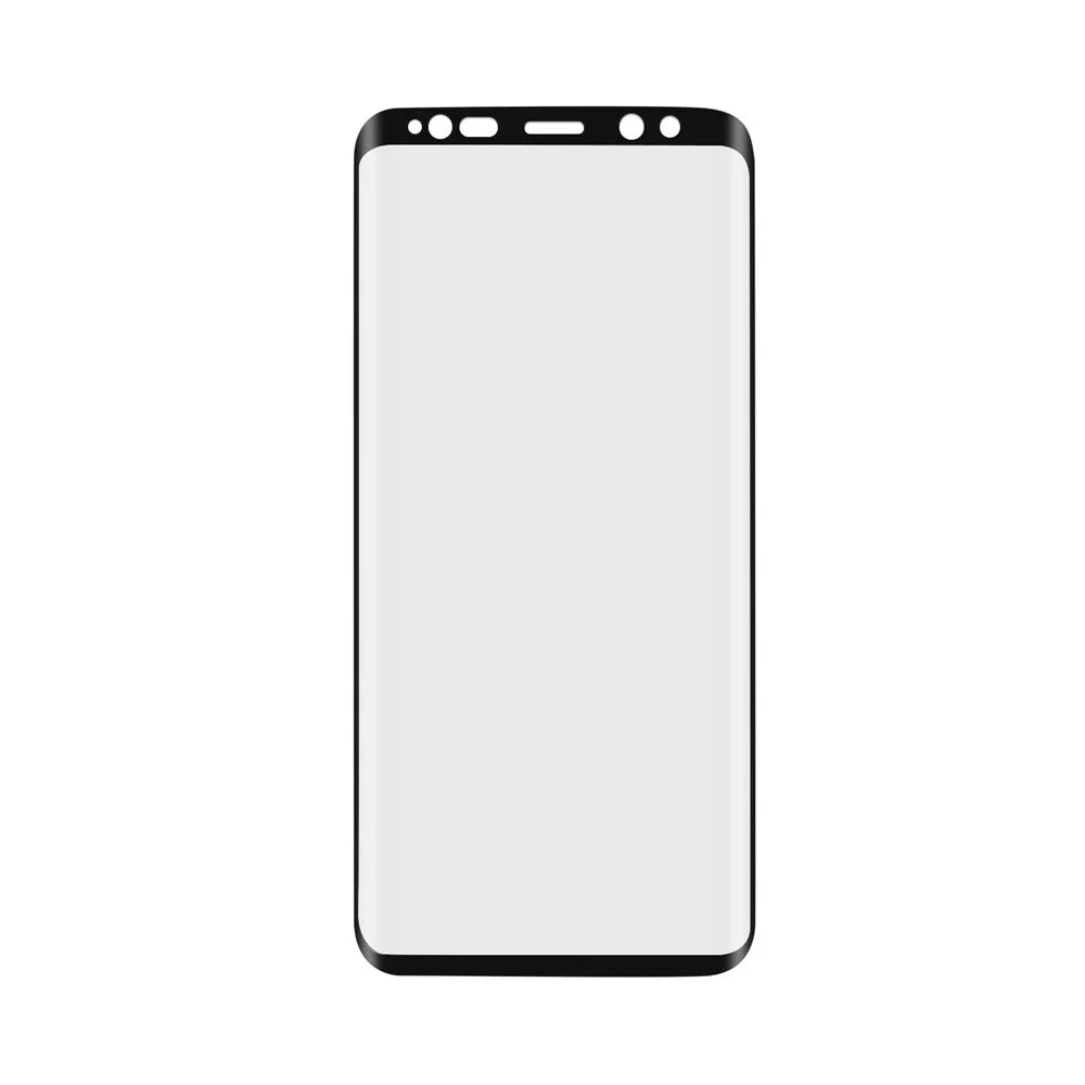 For Samsung Galaxy S9 Plus G965 0.26mm 9H Curved Silk Print Tempered Glass Full Screen Protector - Black - 2
