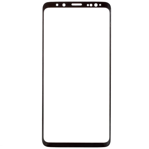 RURIHAI 3D Electroplated Edge Full Tempered Glass Screen Protector for Samsung Galaxy S9 G960 - Black - 2