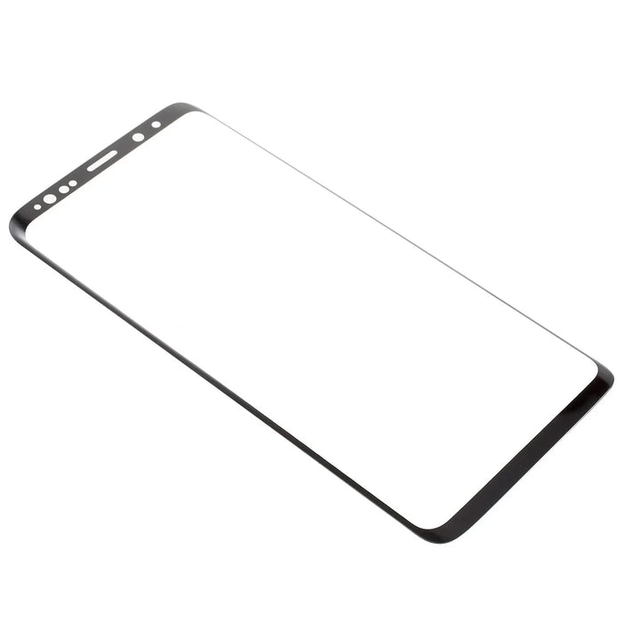 RURIHAI 3D Electroplated Edge Full Tempered Glass Screen Protector for Samsung Galaxy S9 G960 - Black - 3