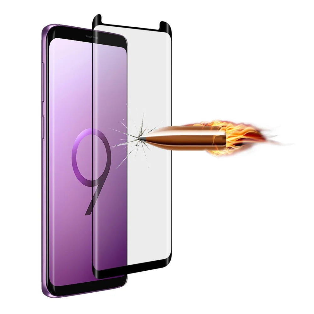 0.26mm Silk Printing Full Mobile Tempered Glass Protector for Samsung Galaxy S9 G960 - 5