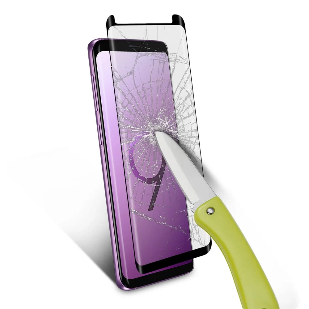 0.26mm Silk Printing Full Mobile Tempered Glass Protector for Samsung Galaxy S9 G960 - 7