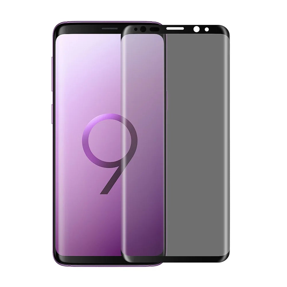 For Samsung Galaxy S9 G960 0.26mm Silk Print Full Cover Anti-peep Curved Tempered Glass Screen Film - 3