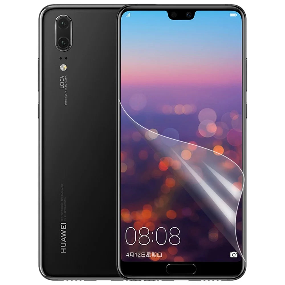 For Huawei P20 Mobile HD Clear LCD Screen Protector Guard Film - 1