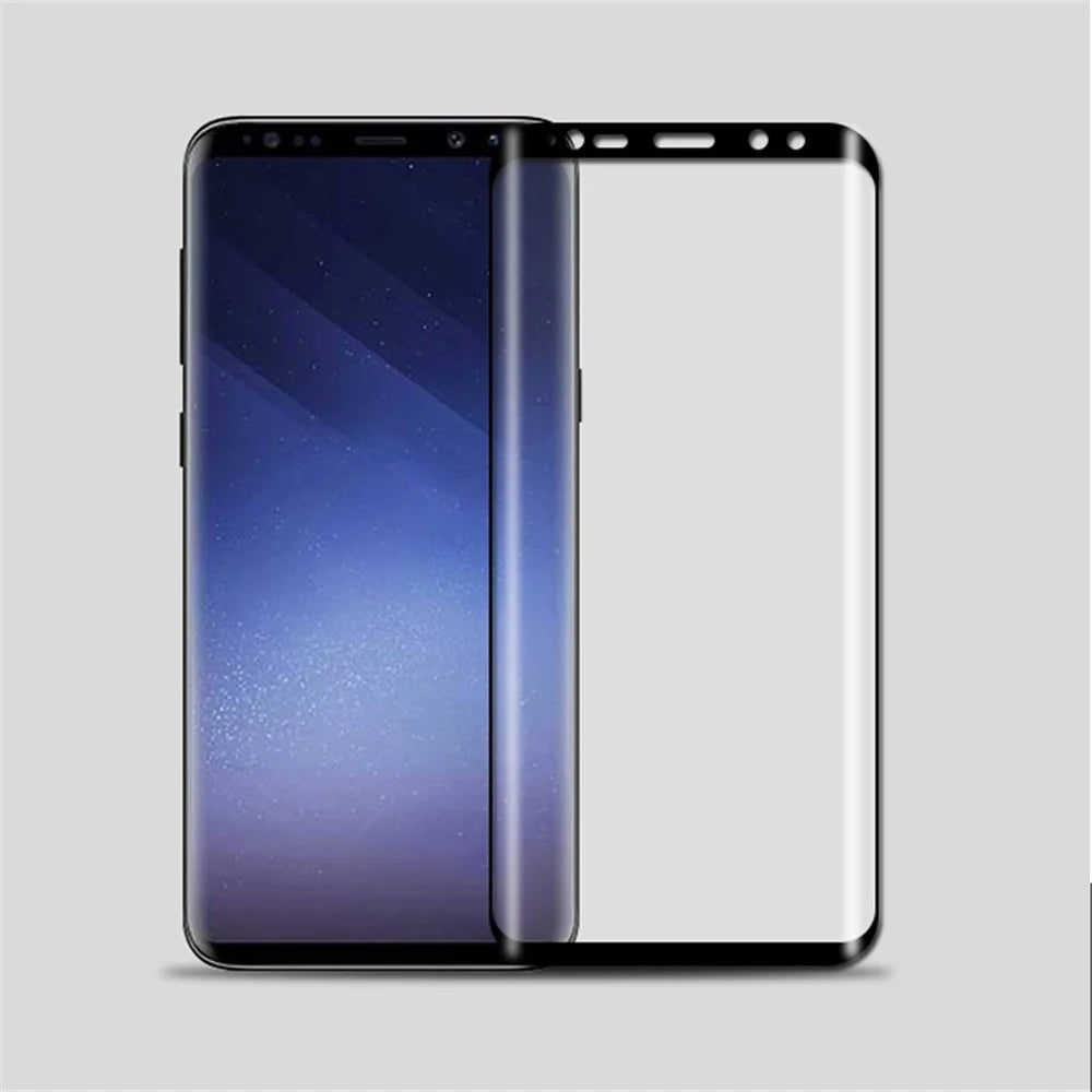 MOFI 3D Curved Full Size Tempered Glass Screen Protector for Samsung Galaxy S9+ G965 - Black - 1