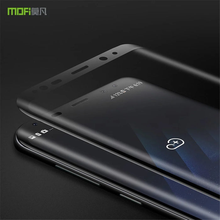 MOFI 3D Curved Full Size Tempered Glass Screen Protector for Samsung Galaxy S9+ G965 - Black - 4