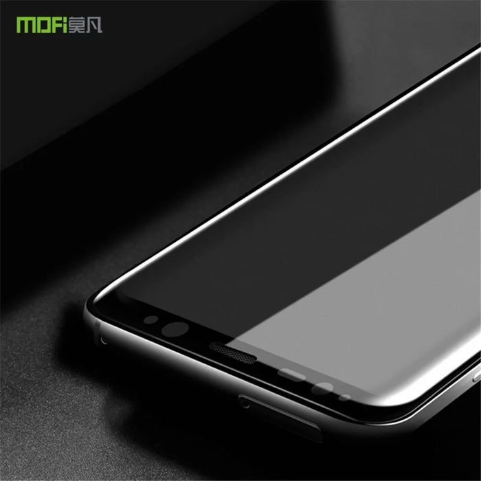 MOFI 3D Curved Full Size Tempered Glass Screen Protector for Samsung Galaxy S9+ G965 - Black - 6