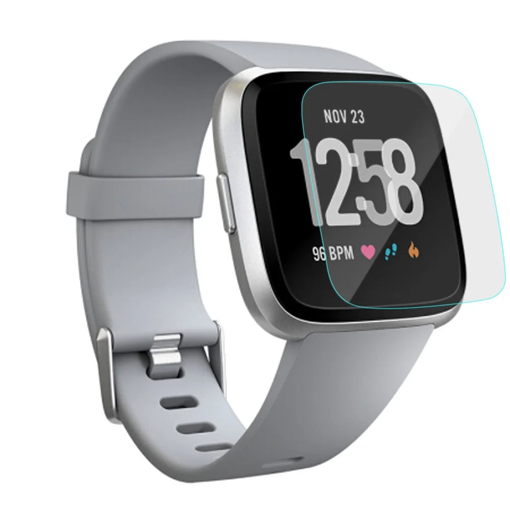 For Fitbit Versa 0.3mm Tempered Glass Screen Protection Film (Arc Edge) - 1