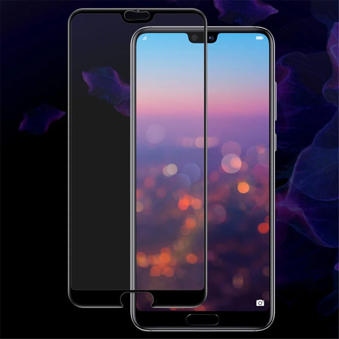 IMAK Pro+ Anti-explosion Full Coverage Tempered Glass Screen Protector for Huawei P20 Pro - Black - 1