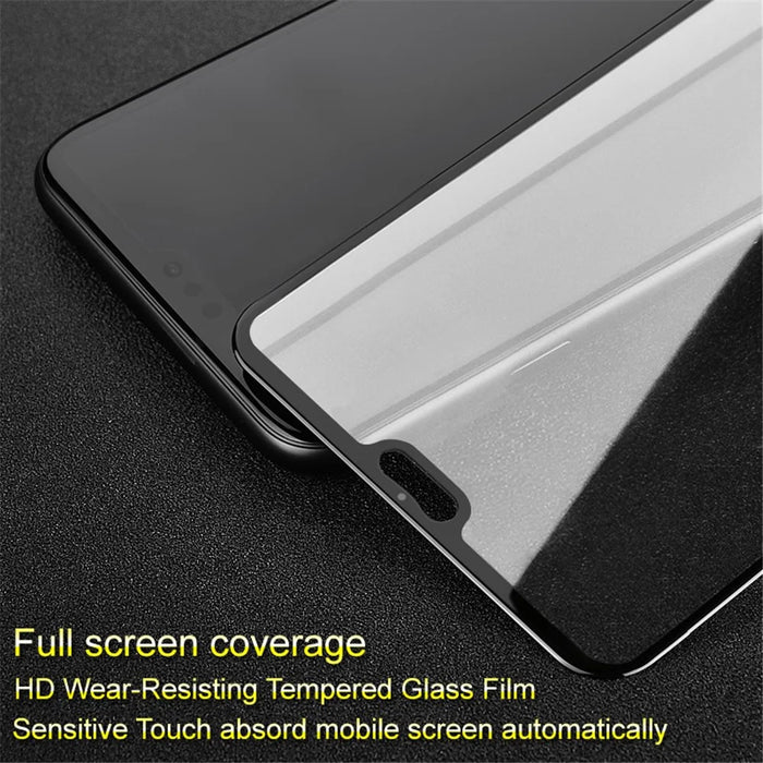 IMAK Pro+ Anti-explosion Full Coverage Tempered Glass Screen Protector for Huawei P20 Pro - Black - 3
