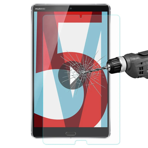 HAT PRINCE for Huawei MediaPad M5 8 (8.4-inch) 0.33mm 9H 2.5D Arc Edge Tempered Glass Screen Guard Film - 1