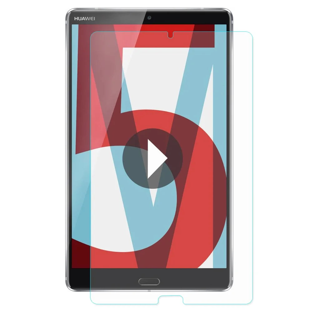 HAT PRINCE for Huawei MediaPad M5 8 (8.4-inch) 0.33mm 9H 2.5D Arc Edge Tempered Glass Screen Guard Film - 2