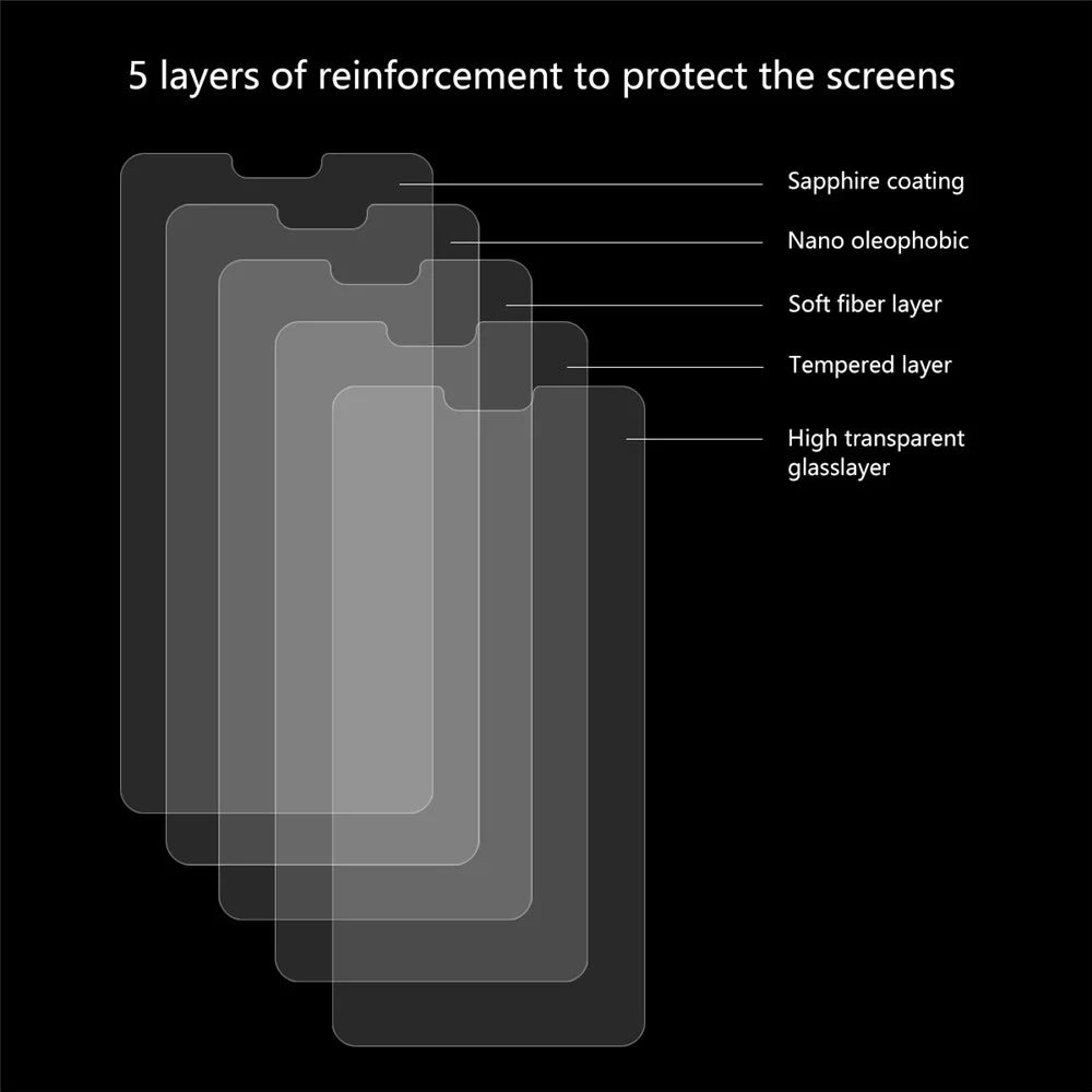 ENKAY HAT PRINCE 0.26mm 9H 2.5D Arc Edge Tempered Glass Screen Protector Film for OnePlus 6 - 3