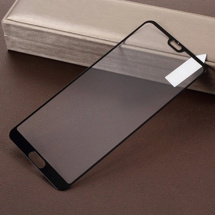 RURIHAI Solid Defense Tempered Glass Screen Protector for Huawei P20 Pro - Black - 3