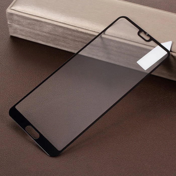RURIHAI Solid Defense Tempered Glass Screen Protector Film for Huawei P20 - Black - 3