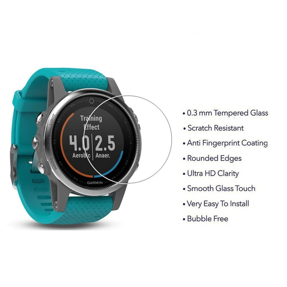 Tempered Glass Screen Protective Film for Garmin Vivoactive 3 / Fenix 5S - 4