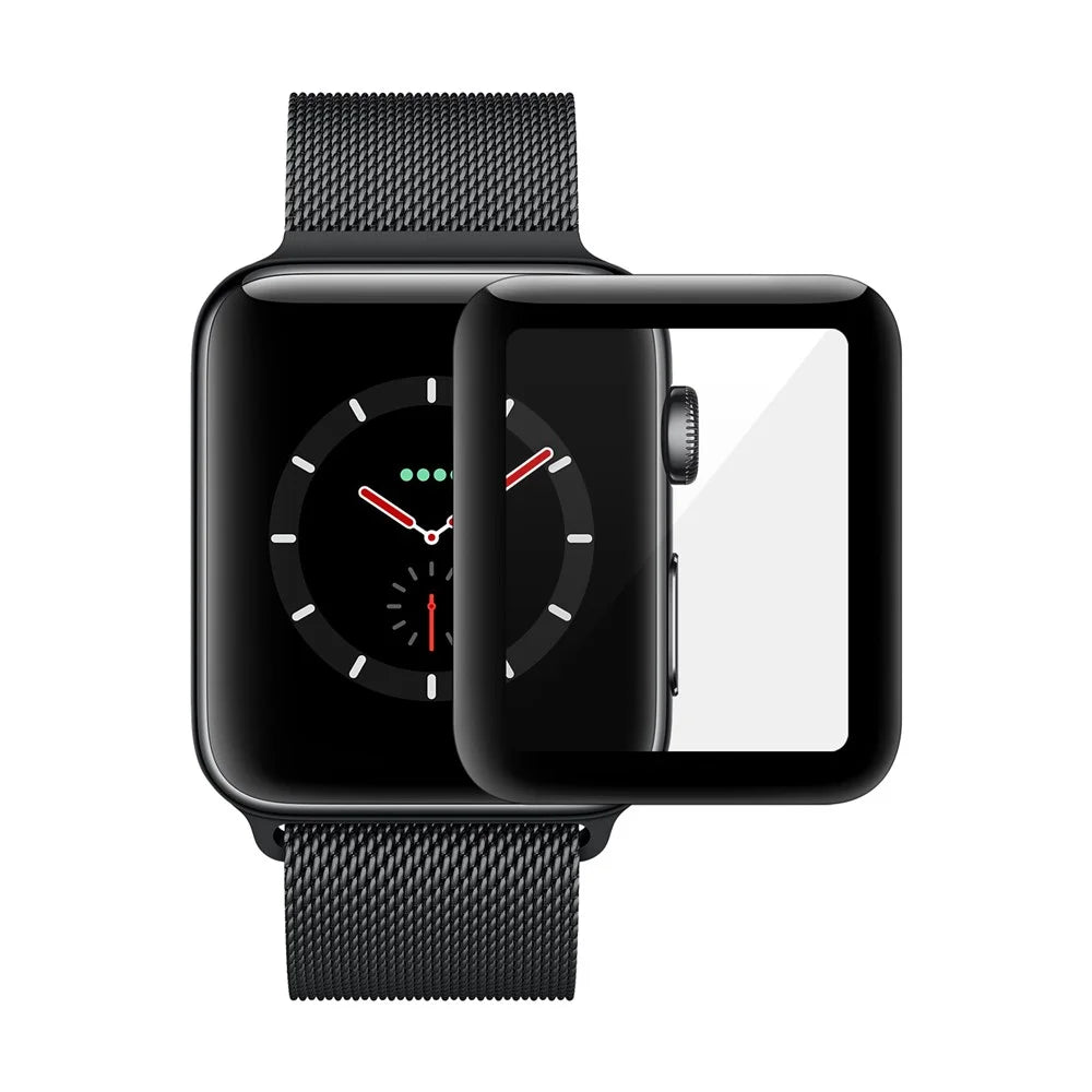 3D Curved 0.26mm 9H Tempered Glass Screen Protector for Apple Watch Series 3 / 2 / 1 42mm - 1
