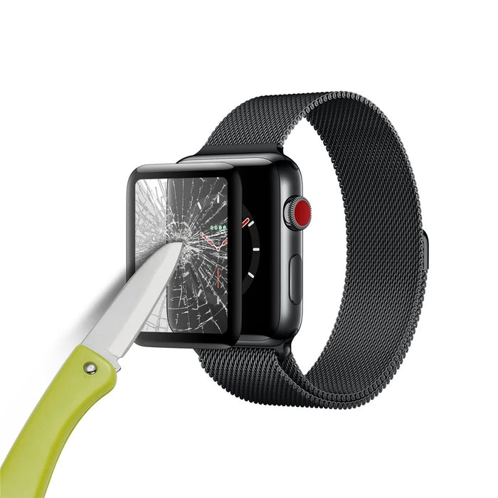 3D Curved 0.26mm 9H Tempered Glass Screen Protector for Apple Watch Series 3 / 2 / 1 42mm - 3