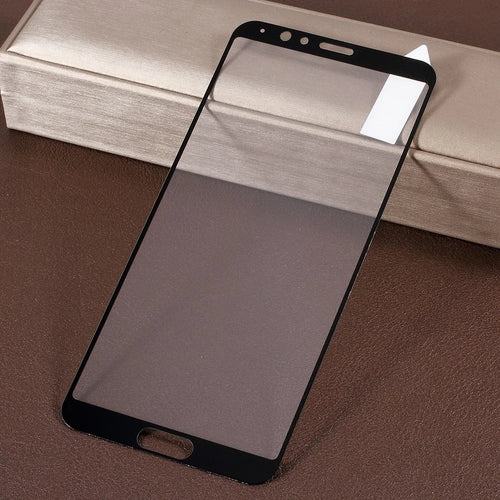 RURIHAI Solid Defense Tempered Glass Screen Protector Film for Huawei Honor V10 / Honor View 10 - Black - 1