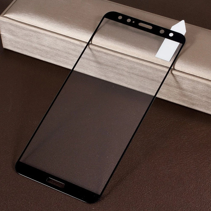 RURIHAI Solid Defense Full Size Tempered Glass Screen Protector for Huawei Mate 10 Lite - Black - 3