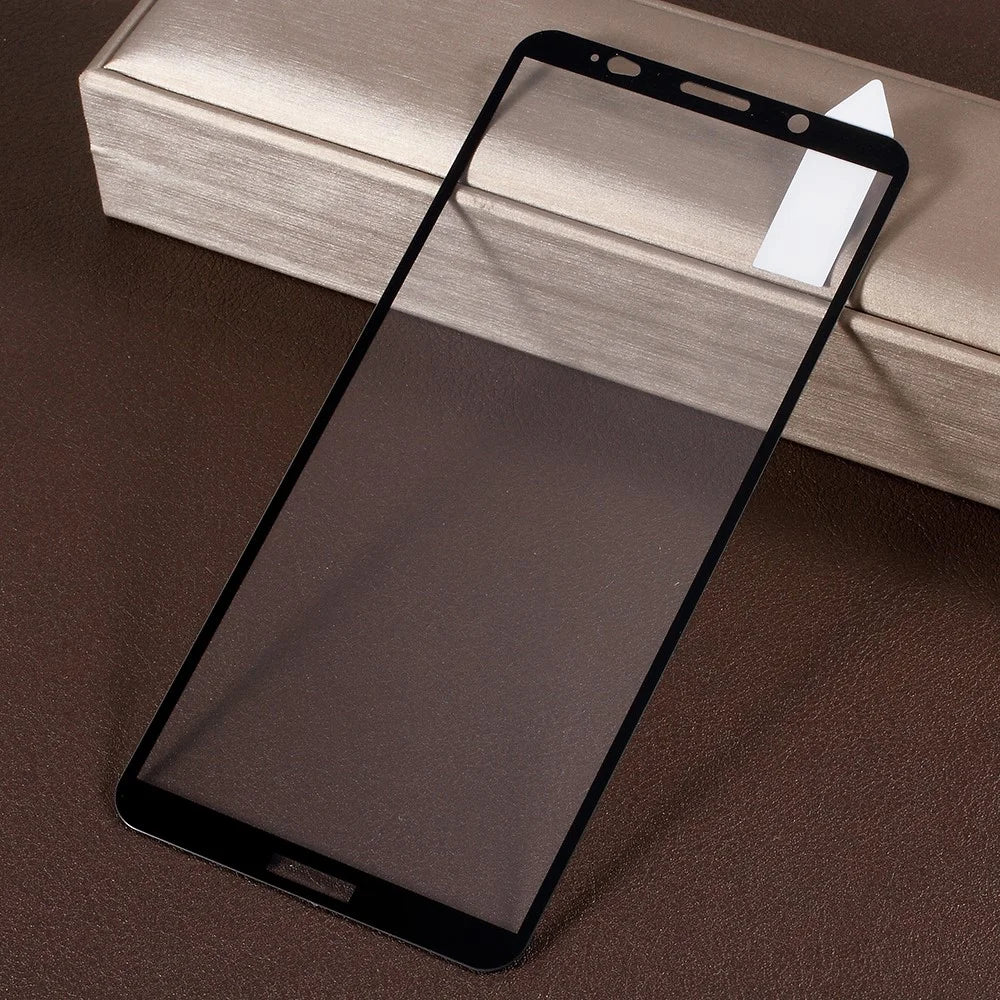 RURIHAI Solid Defense Tempered Glass Screen Protector Film for Huawei Mate 10 Pro - Black - 1