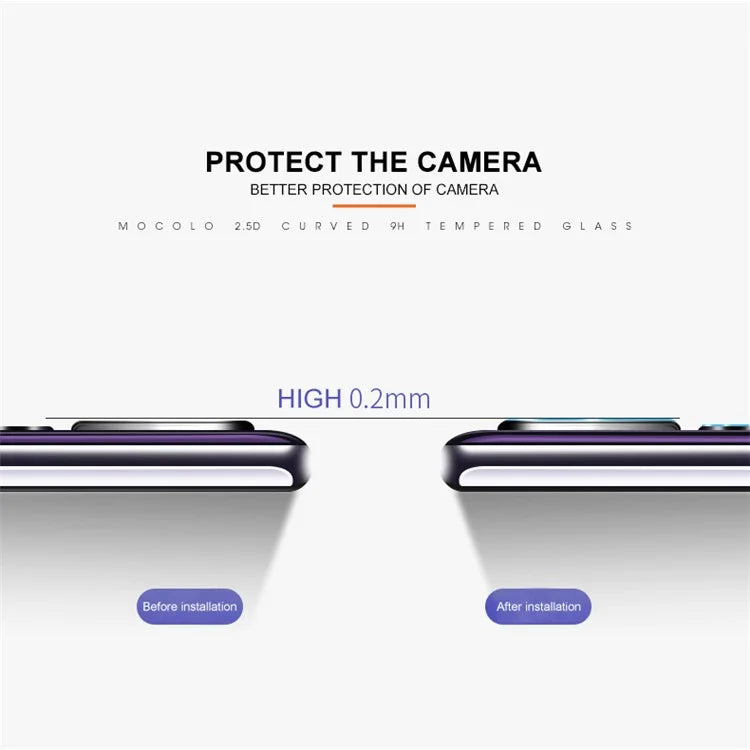 MOCOLO for Huawei P20 Pro Ultra Clear Anti-explosion Tempered Glass Camera Lens Film (Arc Edges) - 5