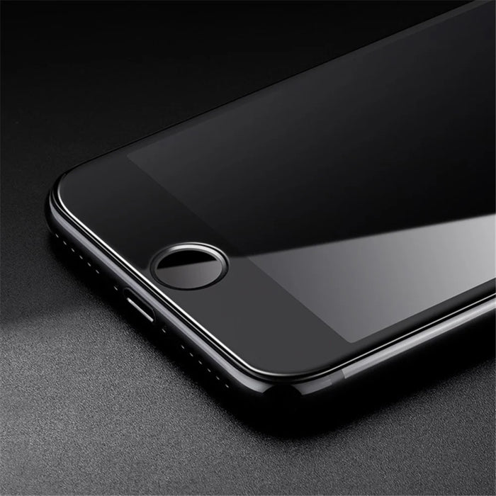 MOCOLO Silk Print Full Size Tempered Glass Screen Protector(Full Glue) for iPhone 8 Plus/7 Plus 5.5 inch - Black - 3