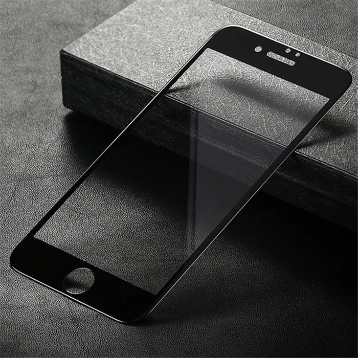 MOCOLO Silk Print Full Size Tempered Glass Screen Protector(Full Glue) for iPhone 8 Plus/7 Plus 5.5 inch - Black - 6