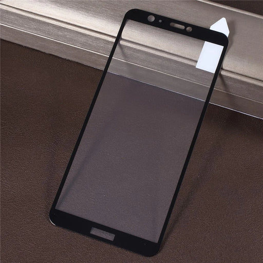 RURIHAI Solid Defense Tempered Glass Screen Protection Film for Huawei P Smart / Enjoy 7S - Black - 1