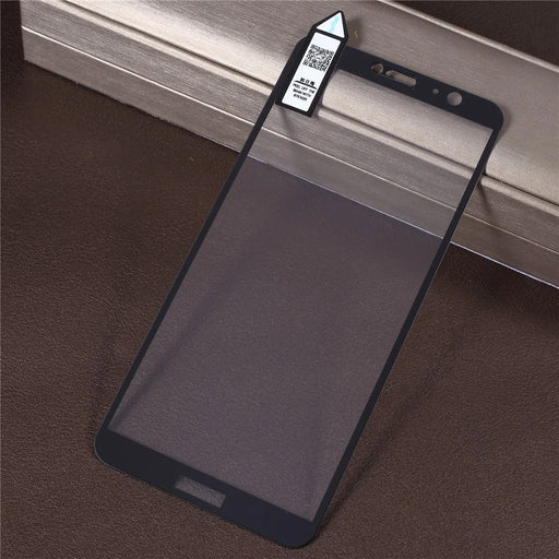 RURIHAI Solid Defense Tempered Glass Screen Protection Film for Huawei P Smart / Enjoy 7S - Black - 2
