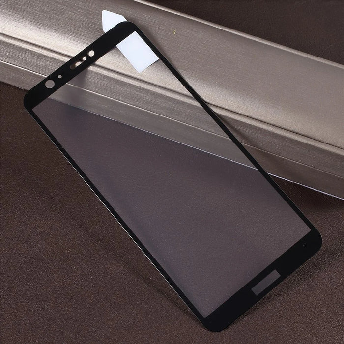 RURIHAI Solid Defense Tempered Glass Screen Protection Film for Huawei P Smart / Enjoy 7S - Black - 3