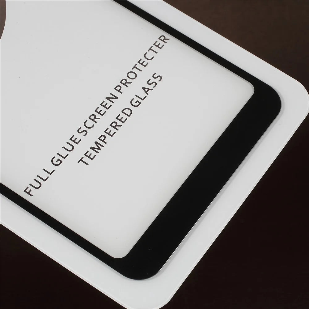 RURIHAI 0.26mm 2.5D Curved Tempered Glass Full Size Screen Protector for Samsung Galaxy A8 (2018) - Black - 4