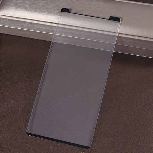 RURIHAI 0.26mm 3D Curved Full Screen Tempered Glass Protection Film for Samsung Galaxy Note 9 (Opening on Top) - Black - 1