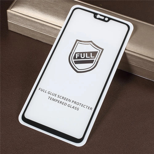 RURIHAI for OnePlus 6 0.26mm 2.5D Curved Tempered Glass Full Size Screen Protective Film - Black - 1