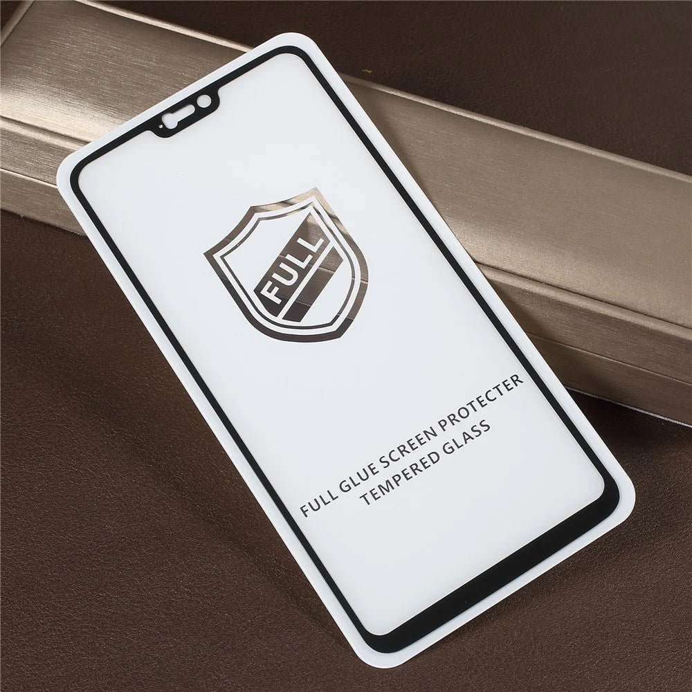 RURIHAI for OnePlus 6 0.26mm 2.5D Curved Tempered Glass Full Size Screen Protective Film - Black - 2