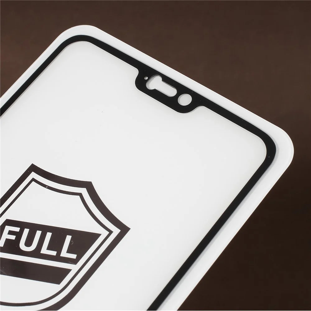RURIHAI for OnePlus 6 0.26mm 2.5D Curved Tempered Glass Full Size Screen Protective Film - Black - 3
