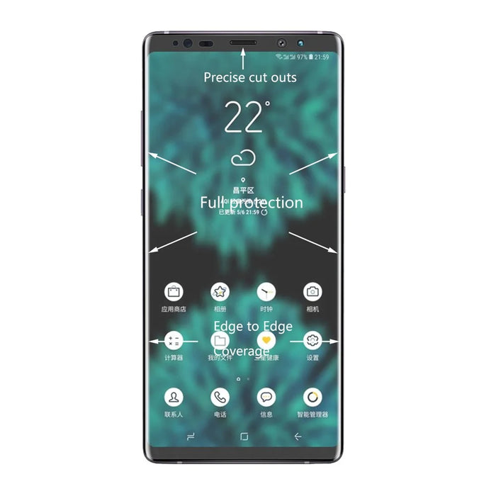 HAT PRINCE Soft PET 3D Curved Hot Bending Full Covering Screen Protector for Samsung Galaxy Note9 - 2