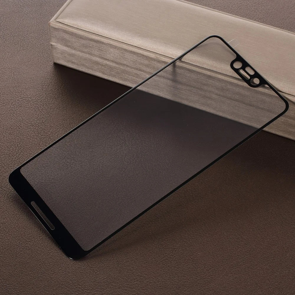 Full Cover Heat Bending Tempered Glass Screen Protector for Google Pixel 3 XL - Black - 2