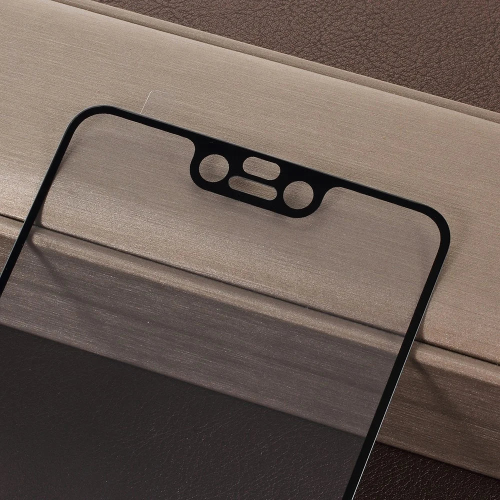 Full Cover Heat Bending Tempered Glass Screen Protector for Google Pixel 3 XL - Black - 3