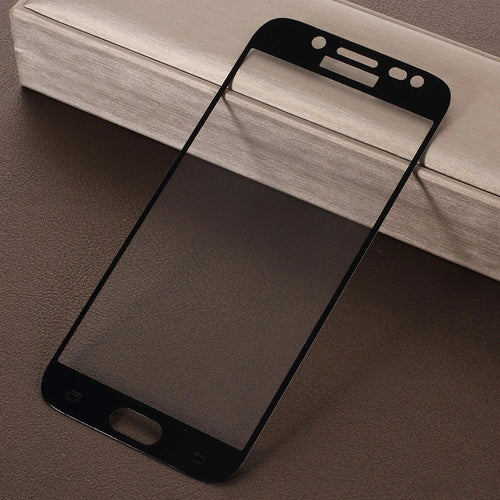 RURIHAI 0.26mm 2.5D Curved Tempered Glass Full Size Screen Protector Film for Samsung Galaxy J5 (2017) / J5 Pro (2017) - Black - 1
